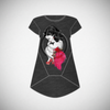 BURLESQUE - DONNA - TSHIRT ASIMMETRICA