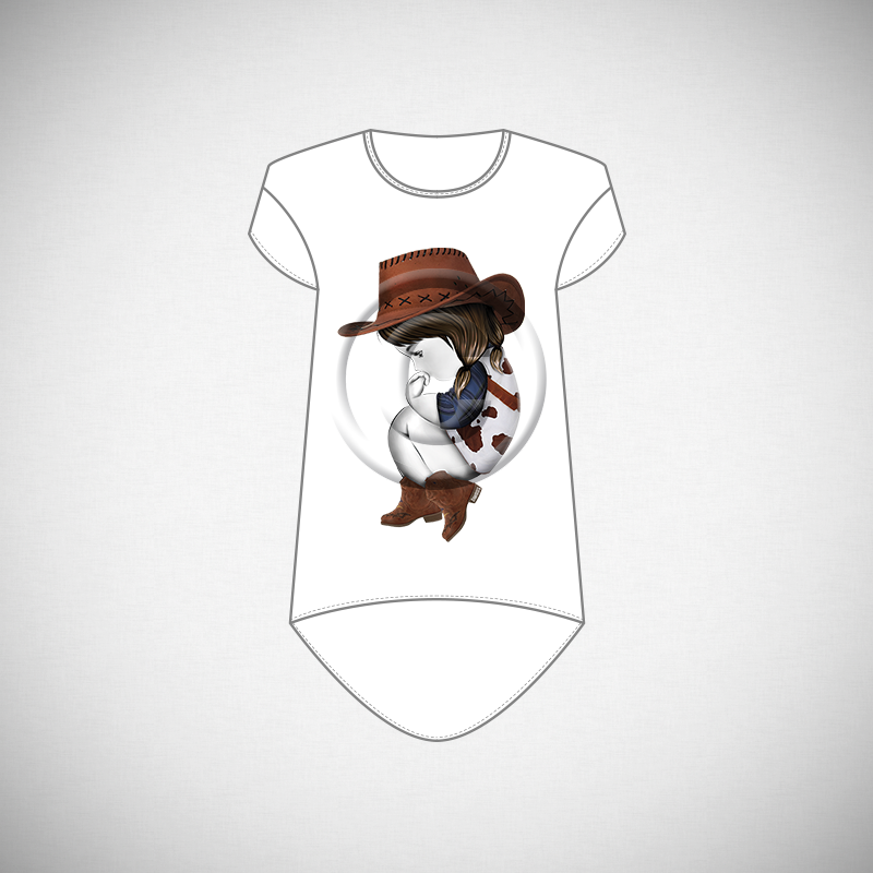 COWBOY - DONNA - TSHIRT OVER